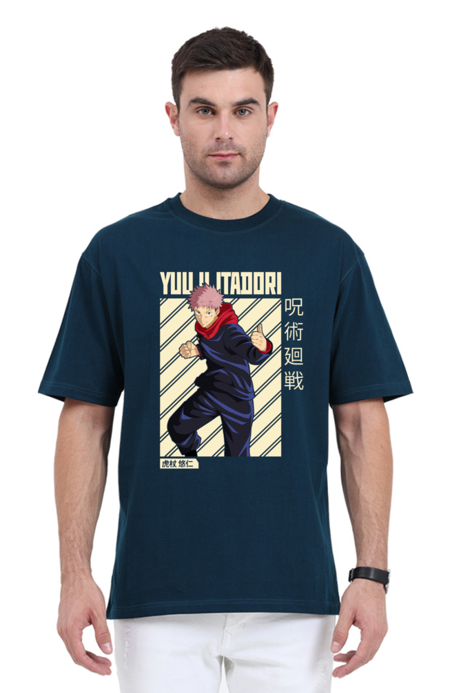 Yuuji Itadori Anime Oversize Classic T-Shirt